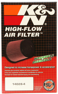 K&N Oval Air Filter - 8-7/8in L 5-1/4in W 2in H