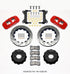 Wilwood AERO6 Front Hat Kit 14.00 Drilled Red 63-87 C10 w/ Wilwood Pro Spindles