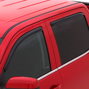 AVS 06-14 Honda Ridgeline Ventvisor In-Channel Front & Rear Window Deflectors 4pc - Smoke