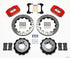 Wilwood Dynapro Radial Rear Kit 13.00in Drilled Red Mitsubishi EVO VIII