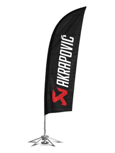 Akrapovic Self-standing flag set with tent flag kit