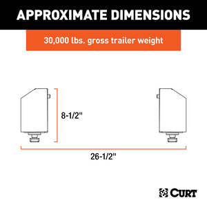 Curt GM Puck System 5th Wheel Legs 30000lbs