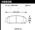 Hawk 08-09 Pontiac G8 3.6 Base/6.0 Performance Ceramic Street Front Brake Pads