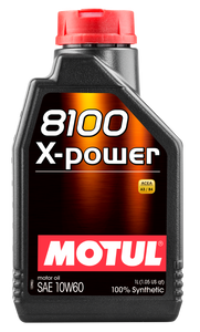 Motul 1L Synthetic Engine Oil 8100 10W60 X-Power - ACEA A3/B4