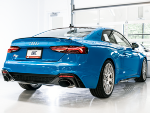 AWE Tuning Audi B9.5 RS5 Sportback Non-Resonated Touring Edition Exhaust - RS-Style Diamond Blk Tips