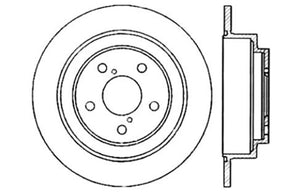 StopTech 02-05 Subaru Impreza WRX Rear Drilled Right Brake Rotor