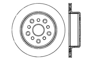 StopTech 93-98 Toyota Supra Turbo Drilled Left Rear Rotor