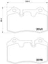 Hella 05-14 Aston Martin DB9 Rear Brake Pad Set