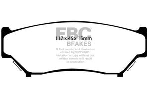 EBC 99-03 Chevrolet Tracker 2.0 Ultimax2 Front Brake Pads