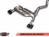 AWE Tuning BMW F3X 28i / 30i Touring Edition Axle-Back Exhaust Single Side - 80mm Silver Tips