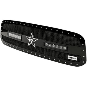 RBP RX-3 Midnight Edition Black LED Bar Grille (Studded) 13-17 Dodge Ram 1500