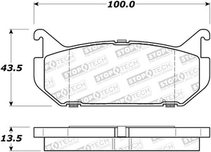 StopTech Street Brake Pads - Rear