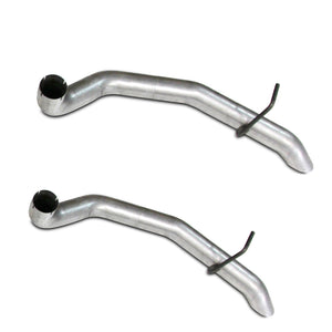 BBK 87-93 Mustang GT Cat Back Kit Varitune Mufflers - Aluminized turn downs