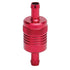 Russell Performance Red Street Fuel Filter (3in Length 1-1/8in diameter 3/8in inlet/outlet)