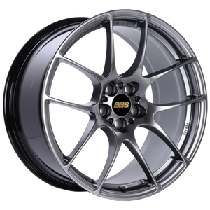 BBS RF 18x9 5x100 ET45 Diamond Black Wheel -70mm PFS/Clip Required