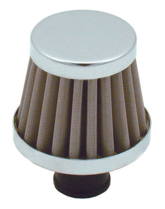 Spectre Breather Filter 10mm Flange / 2in. OD / 1-3/4in. Height - Stainless Steel