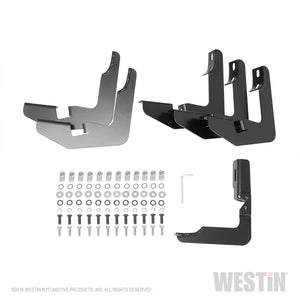 Westin 2015-2018 Ford F-150 SuperCrew PRO TRAXX 5 Oval Nerf Step Bars - Black