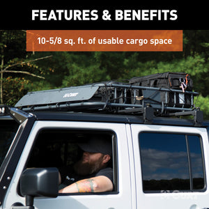 Curt 41-1/2in x 37in Roof Rack Cargo Carrier