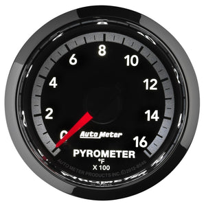 Autometer Gen4 Dodge Factory Match 52.4mm Full Sweep Electronic 0-1600 Deg F EGT/Pyrometer Gauge