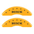 MGP 4 Caliper Covers Engraved Front Buick Rear Yellow Finish Black Char 2015 Buick Regal