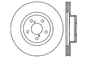 StopTech 05-10 Subaru Legacy / 10 Outback Drilled Right Front Rotor