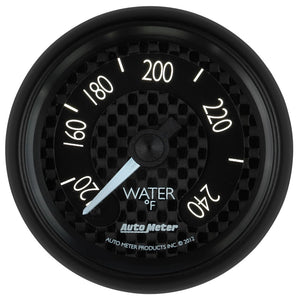 Autometer GT Series 52mm Mechanical 120-240 Deg F Water Temperature Gauge