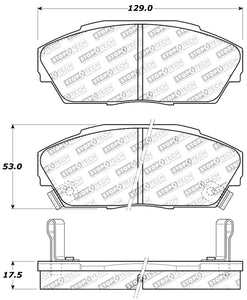 StopTech Performance 90-93 Acura Integra / 90-93 Honda Civic Sedan / 90-91 Prelude Front Brake Pads