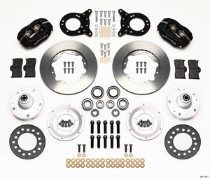 Wilwood Forged Dynalite Front Kit 11.00in 1965-1969 Mustang Disc & Drum Spindle