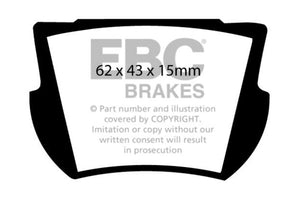 EBC 66-74 Lotus Elan 1.6 Yellowstuff Rear Brake Pads