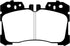 EBC 07+ Lexus LS460 4.6 Redstuff Front Brake Pads
