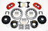 Wilwood Narrow Superlite 4R Rear P-Brk Kit 12.88in Drilled Red Big Ford New Style 2.36in Offset