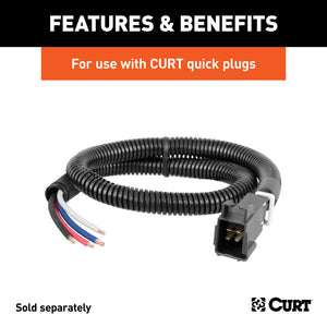 Curt Universal Trailer Brake Controller Wiring Kit