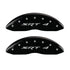 MGP Front set 2 Caliper Covers Engraved Front SRT4 Black finish silver ch