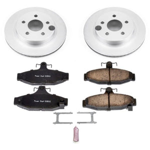 Power Stop 93-97 Chevrolet Camaro Rear Z17 Evolution Geomet Coated Brake Kit