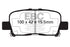 EBC 00-02 Acura MDX 3.5 Ultimax2 Rear Brake Pads