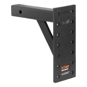 Curt Adjustable Pintle Mount (2in Shank 10000lbs 13in High 10in Long)