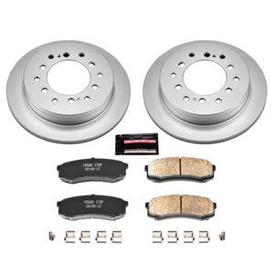 Power Stop 03-09 Lexus GX470 Rear Z17 Evolution Geomet Coated Brake Kit