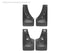 WeatherTech 07 Chevrolet Silverado No Drill Mudflaps - Black