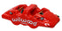 Wilwood Caliper-Aero4 - Red 1.12/1.12in Pistons 0.81in Disc