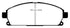 EBC 03-06 Acura MDX 3.5 Yellowstuff Front Brake Pads