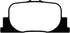 EBC 00-01 Lexus ES300 3.0 Redstuff Rear Brake Pads