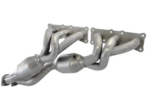 aFe 08-13 BMW 128i (E82/88) L6 3.0L Twisted Steel 304 Stainless Steel Long Tube Header w/ Cat