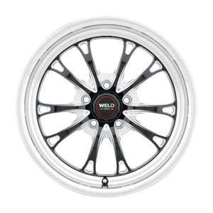 Weld S157 17X10 Belmont Drag 5X114.3 ET50 BS7.50 Gloss Black MIL Dia 78.1