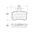 StopTech Street Touring 96-2/97 Audi A4 / 96-01 A4 Quattro / 95-98 A6 Rear Brake Pads
