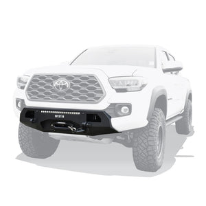 Westin 16-23 Toyota Tacoma Pro-Series Mid Width Front Bumper - Textured Black