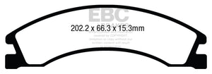 EBC 08+ Ford Econoline E150 4.6 Yellowstuff Rear Brake Pads