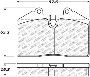 StopTech Street Select Brake Pads - Front/Rear