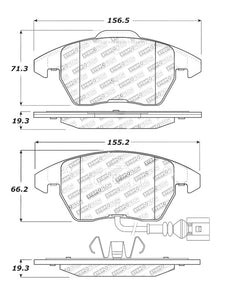 StopTech Performance 06-10 Audi A3 / 08-10 Audi TT / 06-09 VW GTI / 05-10 Jetta Front Brake Pads