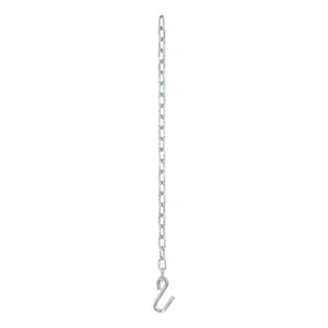 Curt 27in Safety Chain w/1 S-Hook (2000lbs Clear Zinc)