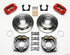 Wilwood Dynapro Low-Profile 11.00in P-Brake Kit - Red 58-64 Olds/Pontiac Ends 2.81in Offset